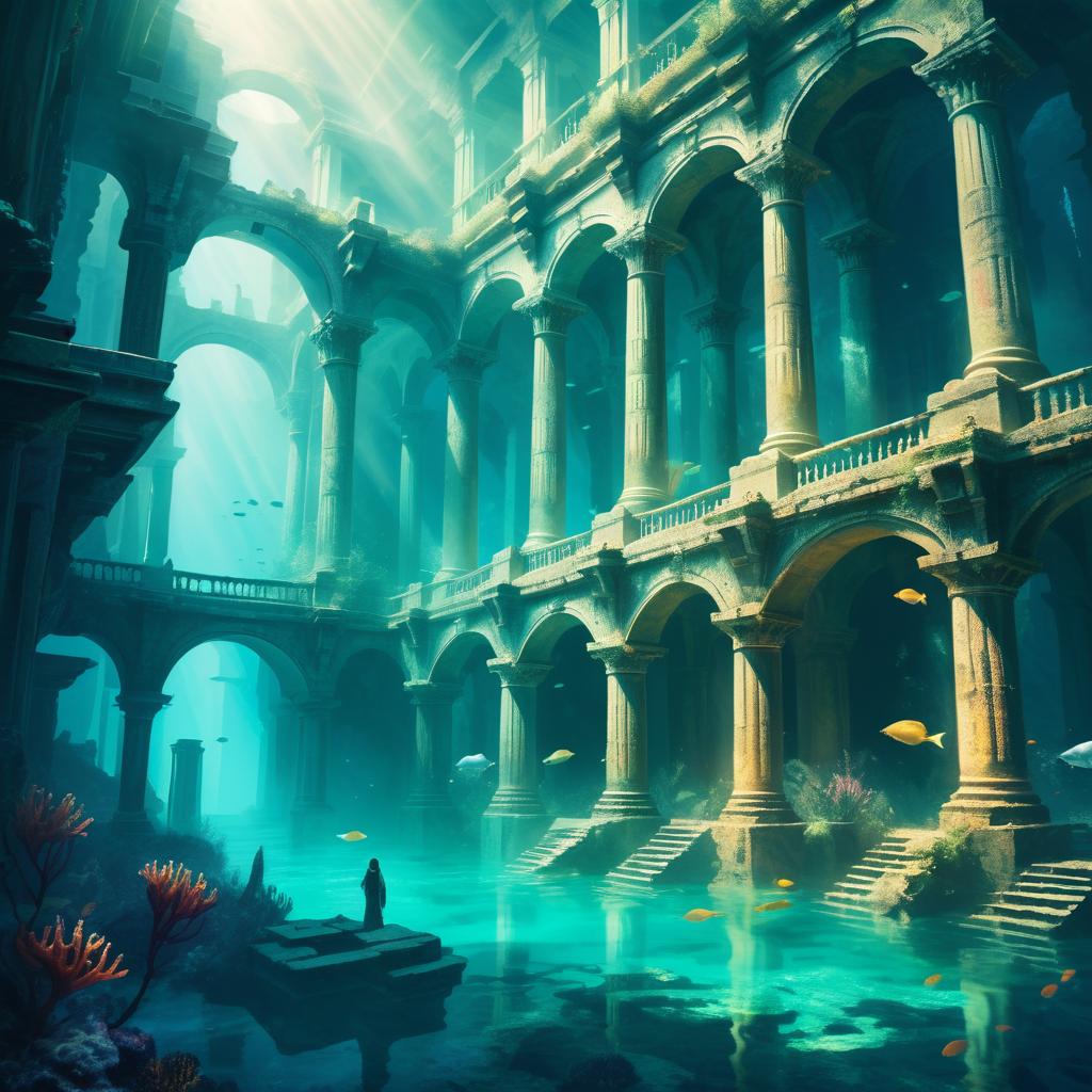 Mystical Exploration of an Ancient Underwater City