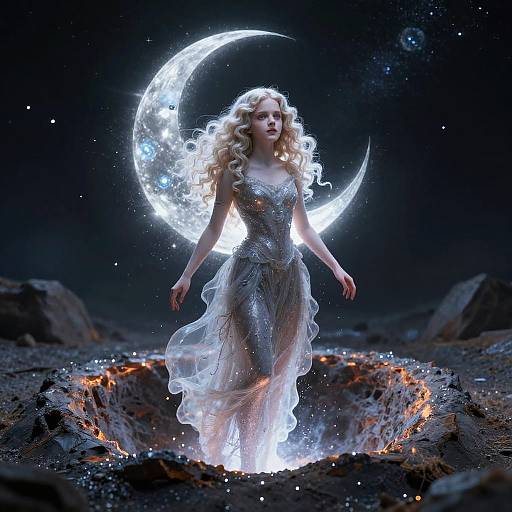 Celestial Hermione in Meteor Crater