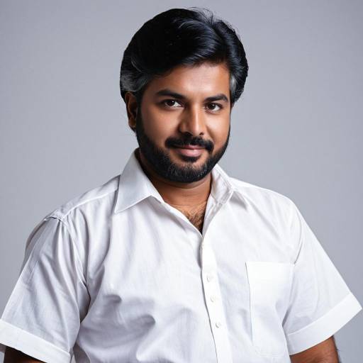 Man in Classic White Shirt Malayalam Outfit