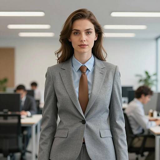 Professional Woman in Business Attire