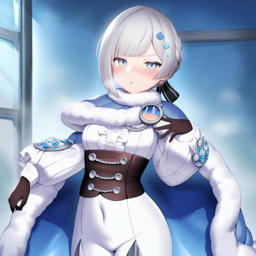 Illustration of Akershus fortress (oshiro project), oshiro project:re in the style of M-da s-tarou