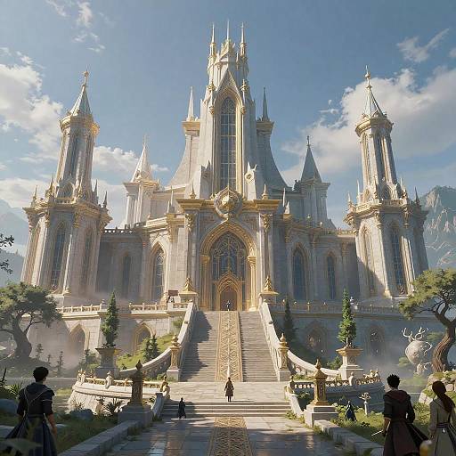 Stunning Elven Capital in 8K Detail