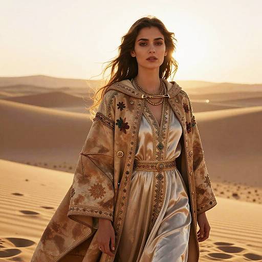 Cinematic Desert Queen Portrait