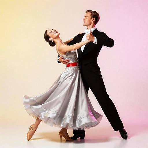 Joyful Dance of Elegance and Love