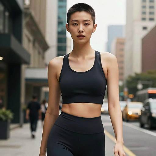 Short Hair Undercut Fashion Shoot