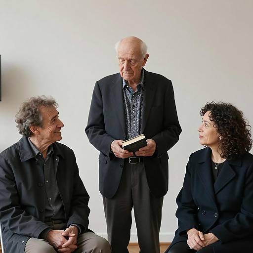 Gathering of Three: A Timeless Moment