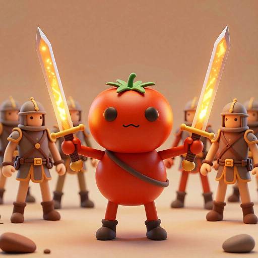 The Tomato Republic's Glowing Mustard Swords