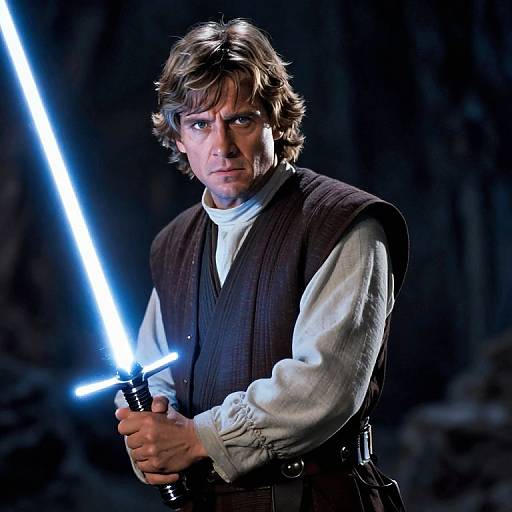 Luke Skywalker in Dark Fantasy Style