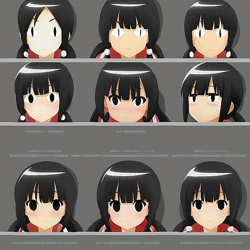 Illustration of Asahina hiyori, kagerou project in the style of Sugimura tomokazu