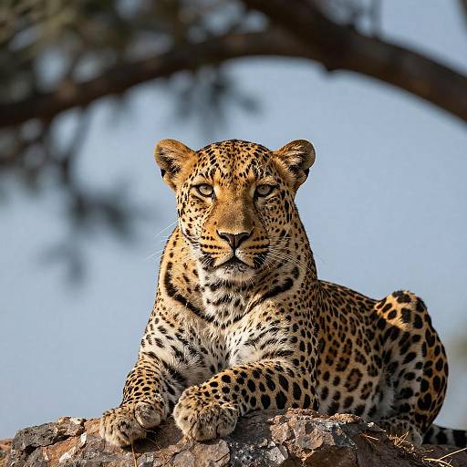 Leopard Majesty: Eye-Level Wildlife Photography