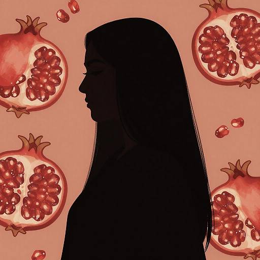 Silhouette of a Middle Eastern Woman