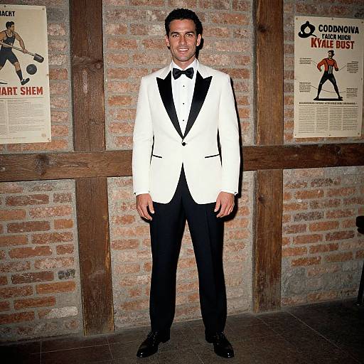 Elegant Man in Vintage Gym Setting