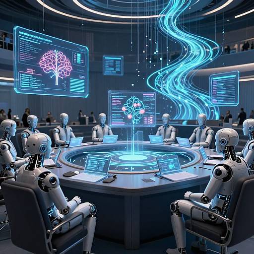 Cybernetic AI Congress Chamber