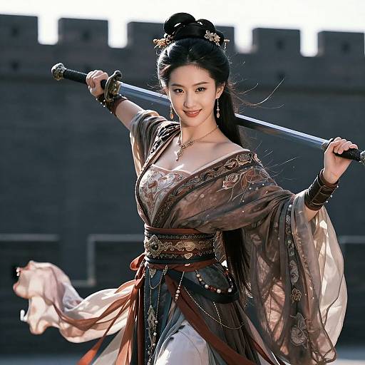 Photorealistic Flirtatious Chinese General