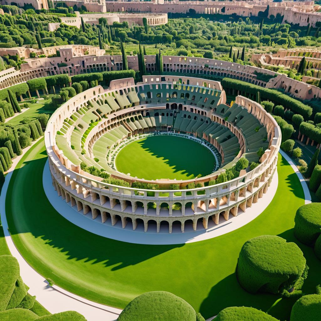 Hyperrealistic Colosseum by Frank Gehry