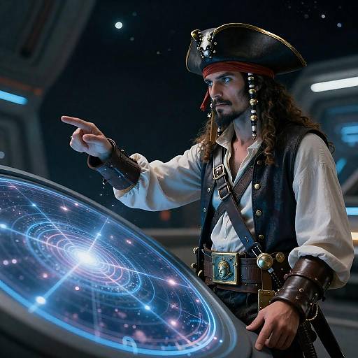 Galactic Pirate Captain Star Mapping