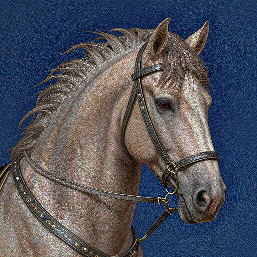 Hyper-Realistic Centaur in Pointillism