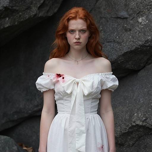 Defiant Beauty in a Dark Landscape