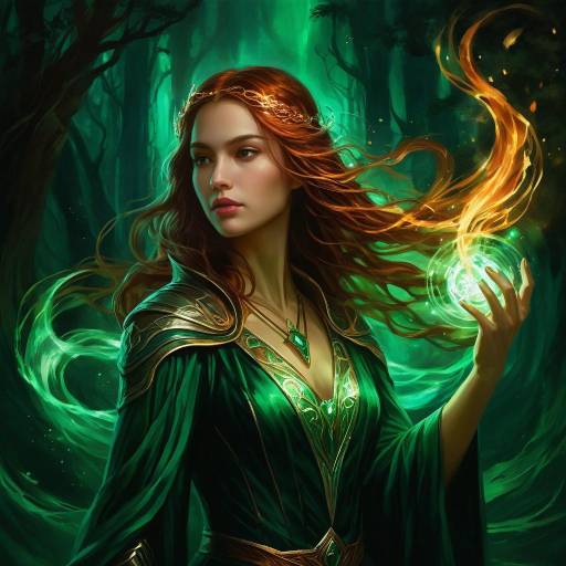Enigmatic Arcane Summoner in Chiaroscuro Enigmatic Arcane Summoner in Chiaroscuro