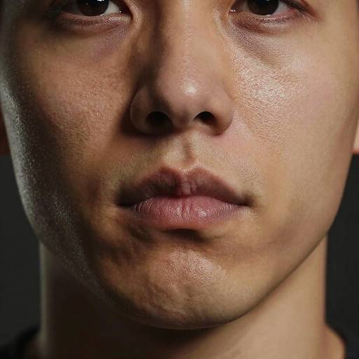 Hyper-Realistic Giant Double Chin Portrait