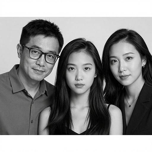 Timeless Trio in Black and White