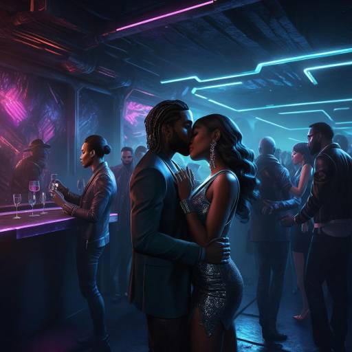 Passionate Encounter in Underground Nightclub