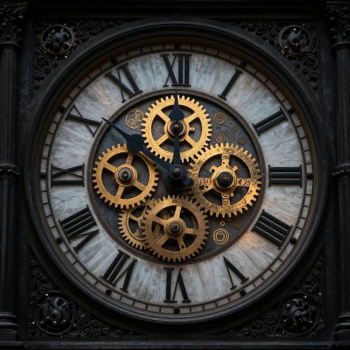 Enigmatic Clock of Time's Essence