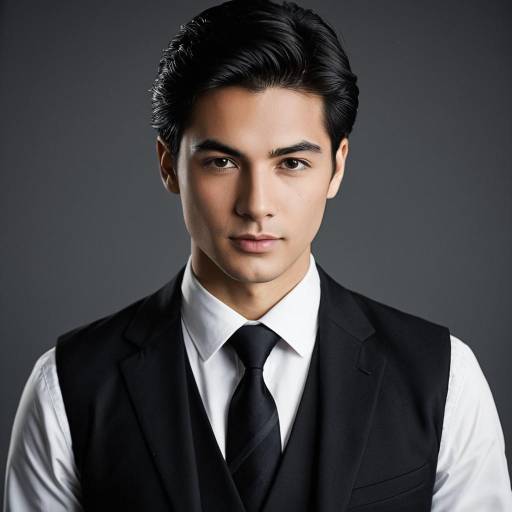 Realistic Portrait of a Dapper Man