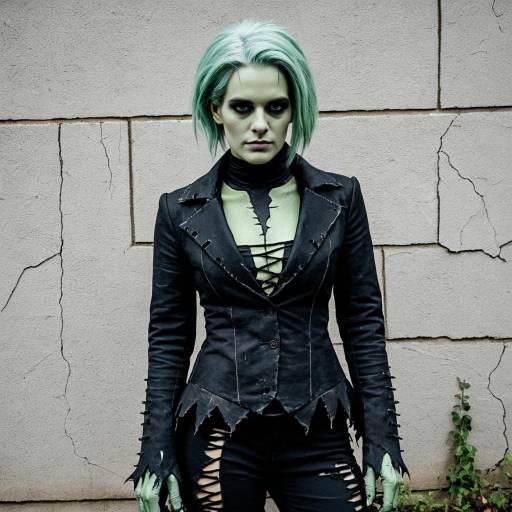 Female Frankenstein Cosplay Costume