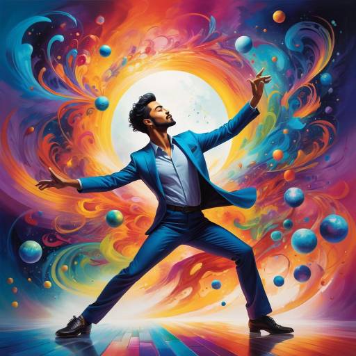 Dancing Through Vibrant Dreamscapes