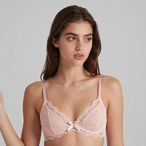 Portrait of a Young Woman in Lingerie