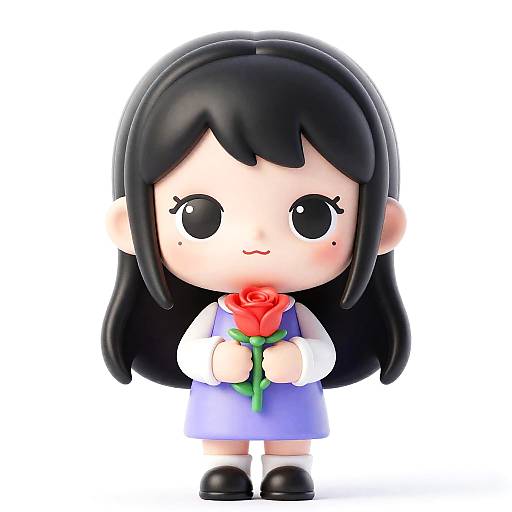 Pop Mart Style Cute Wednesday Figure