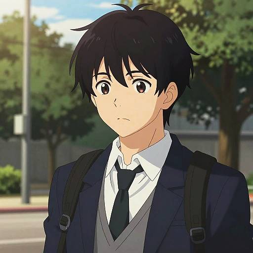 Anime Style Portrait of Joe Biden