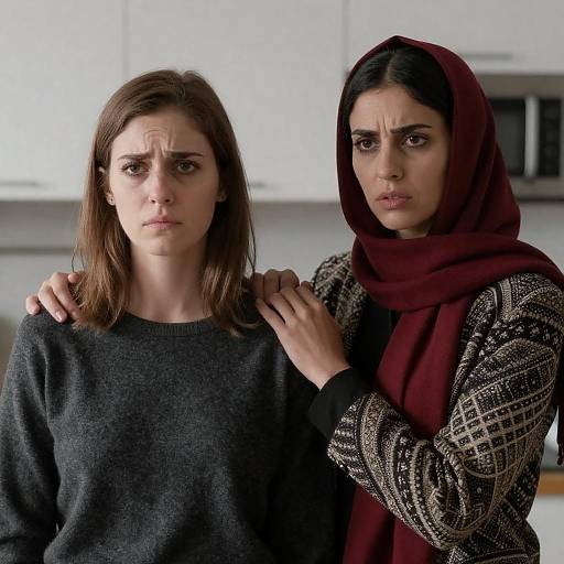 Intense Emotions of Two Women Together