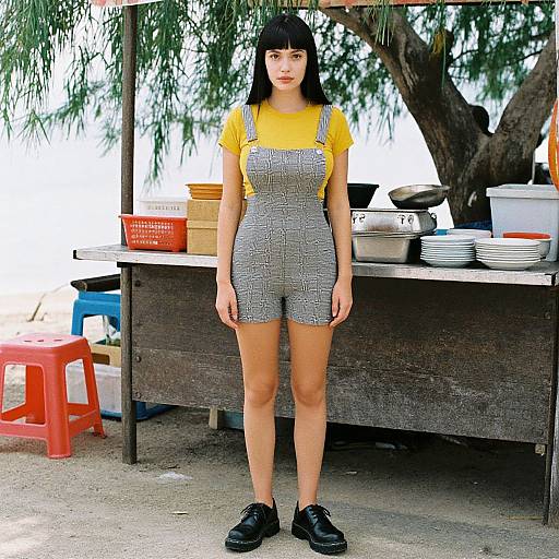 Willowy Woman at Rayong Seaside Stall