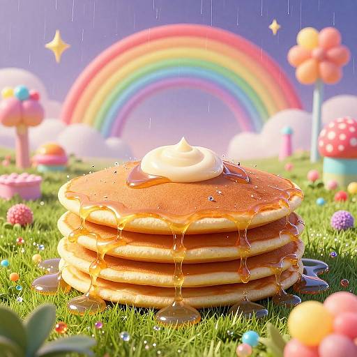 Ultra-Detailed Candyland Fantasy Illustration