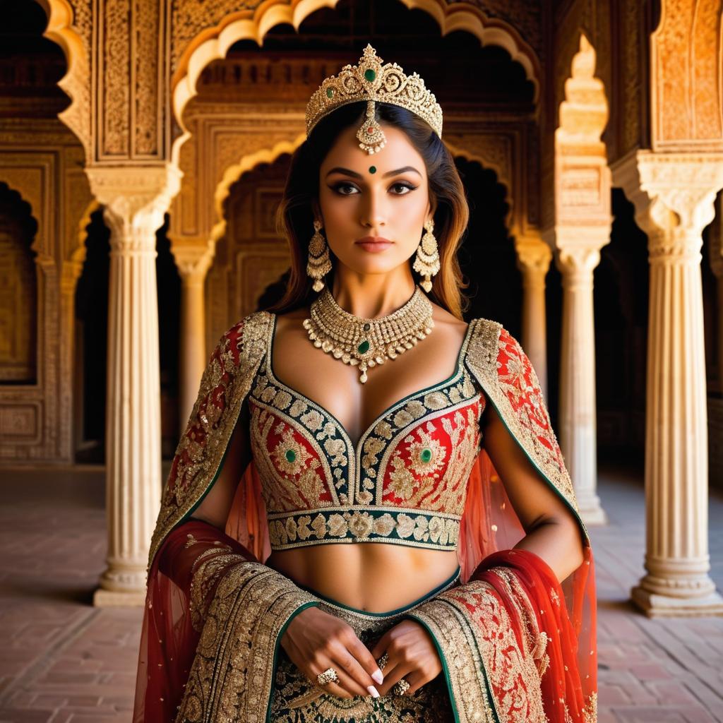 Regal Pakistani Drag Queen in Lahore Fort