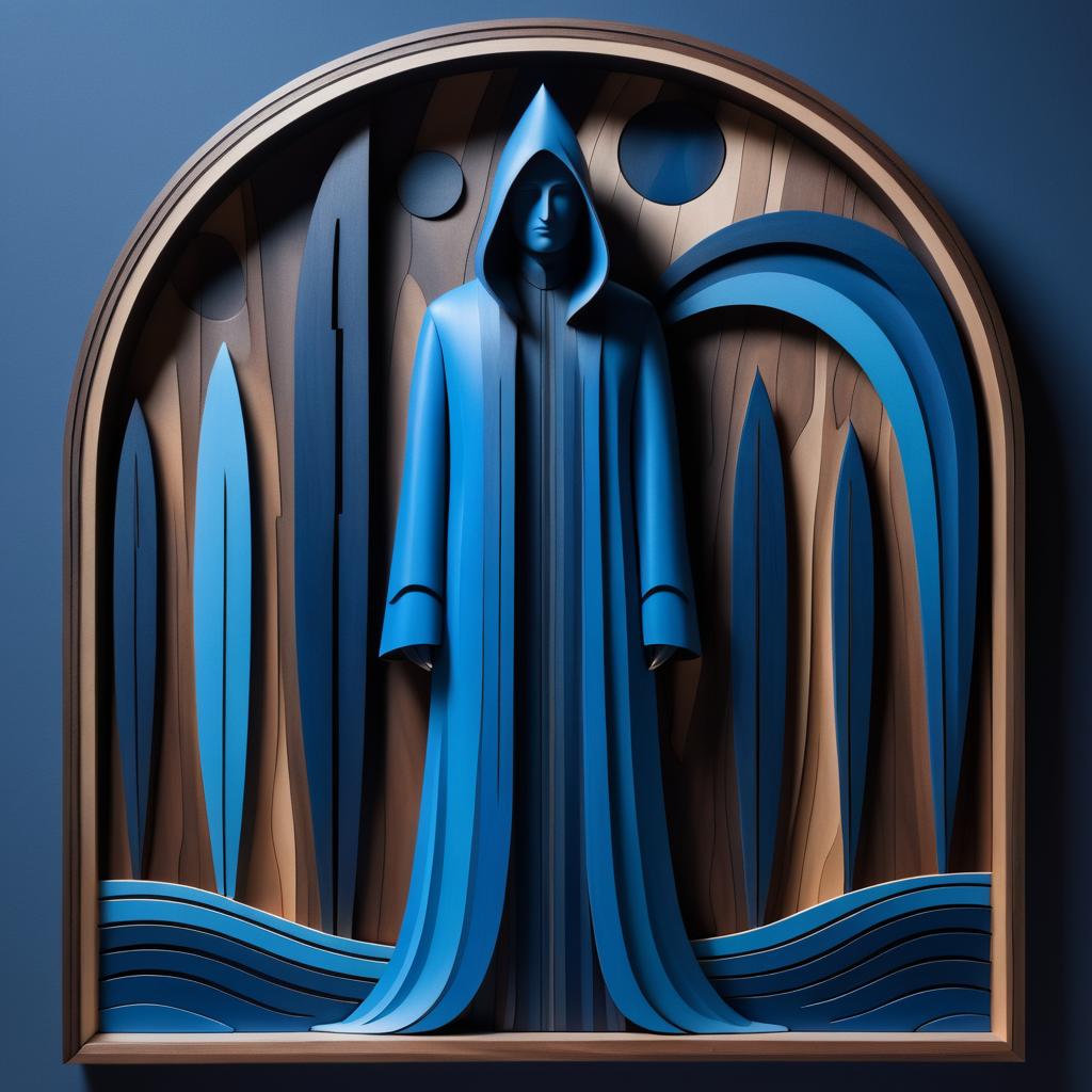 Mystical Woodwork Inspired by Magritte