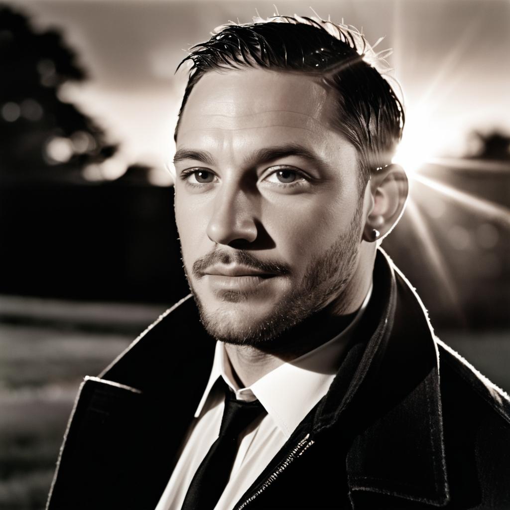 Sunset Portrait of Tom Hardy by Weber