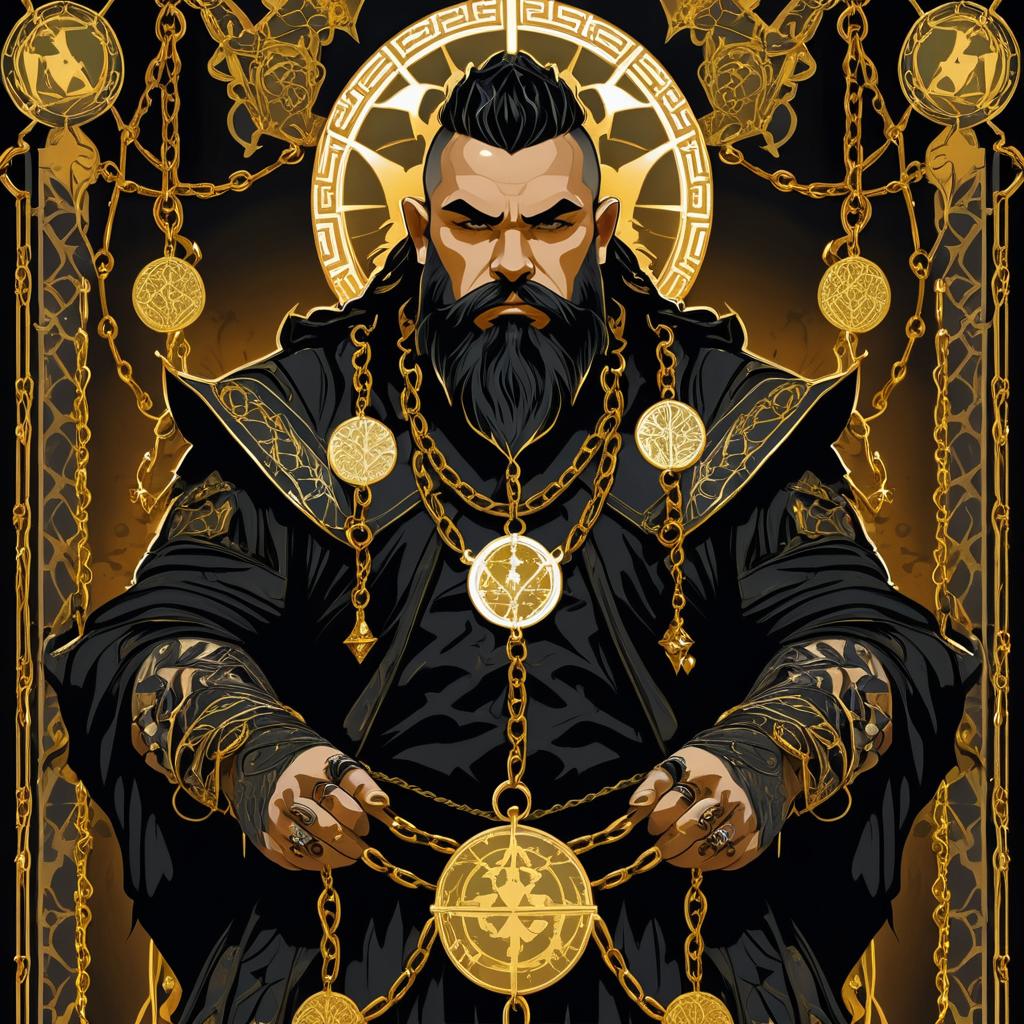 Rugged Dwarf Tarot Card Artwork