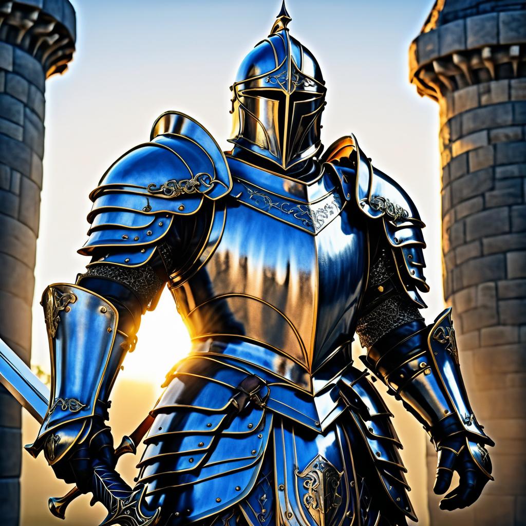 Epic Fantasy Knight Portrait Design