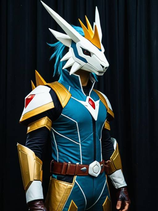Man in Cobalion Cosplay Costume