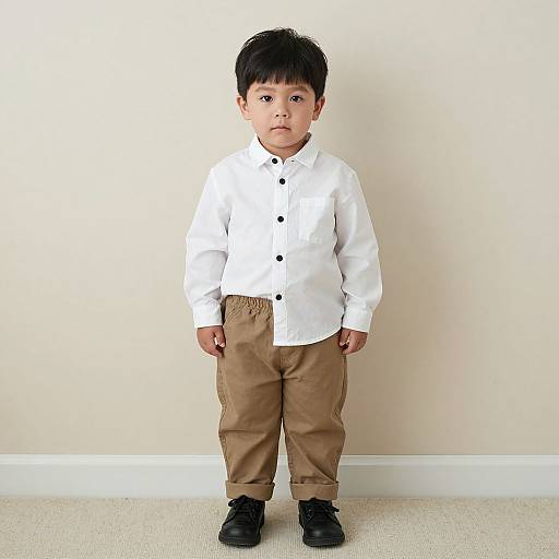 Realistic Adult Baby Boy Portrait