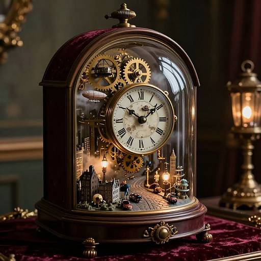 Victorian Steampunk Timepiece Fantasy