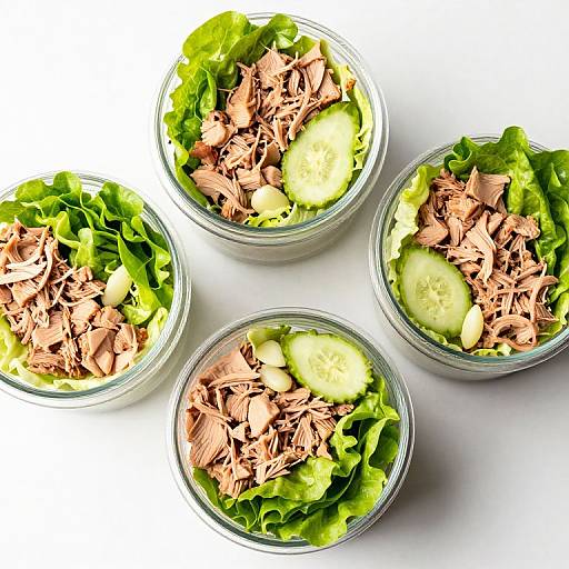 Tuna Salad Lettuce Wraps Meal Prep