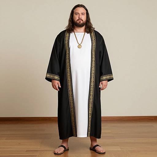 Plus Size Jesus Costume Portrait