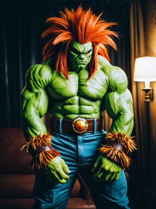 Realistic Blanka Cosplay Costume