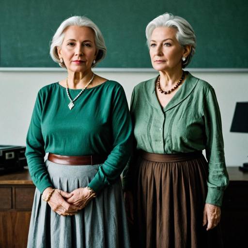 Elegant Costume of an Older Woman