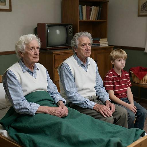 Intimate Gathering in a Dim Room