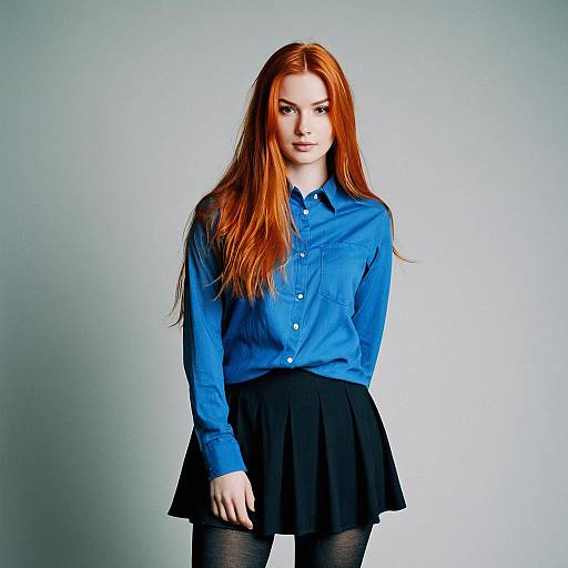 Realistic Fashion Portrait of a Girl